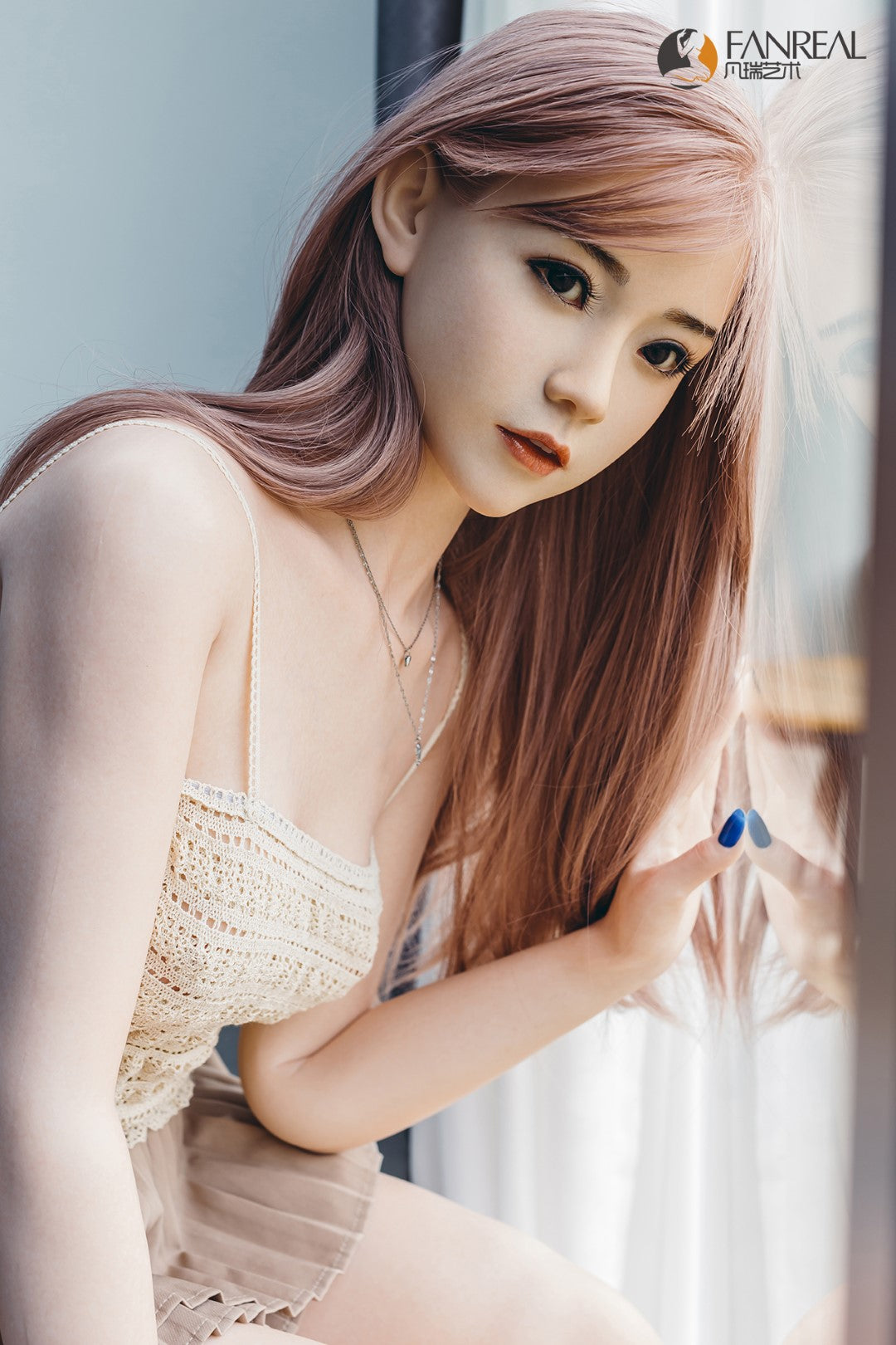 Sekso lėlė Qian (FanReal Doll 158 cm B puodelis silikonas)