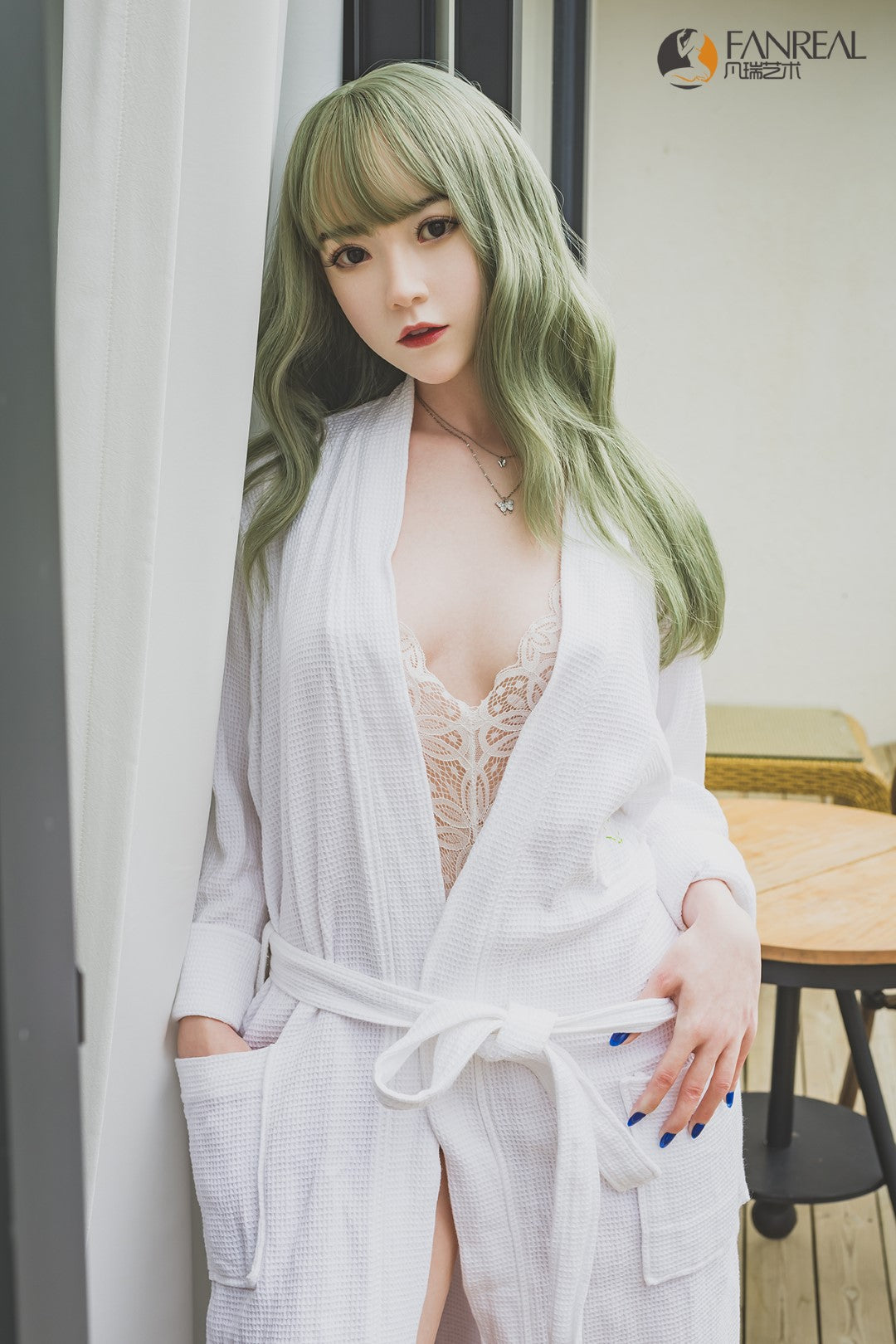Sekso lėlė Qian (FanReal Doll 158 cm B puodelis silikonas)