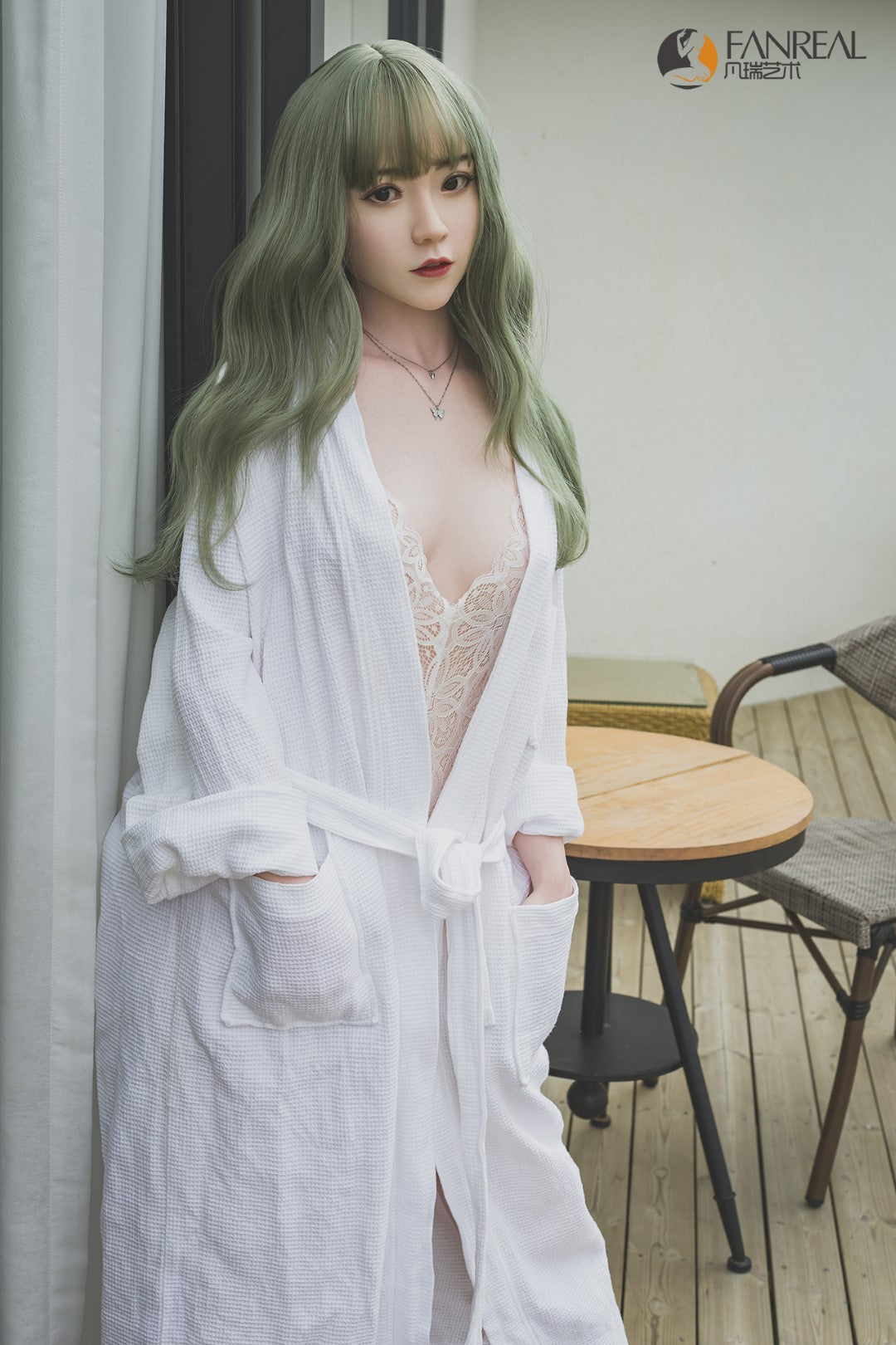 Sekso lėlė Qian (FanReal Doll 158 cm B puodelis silikonas)