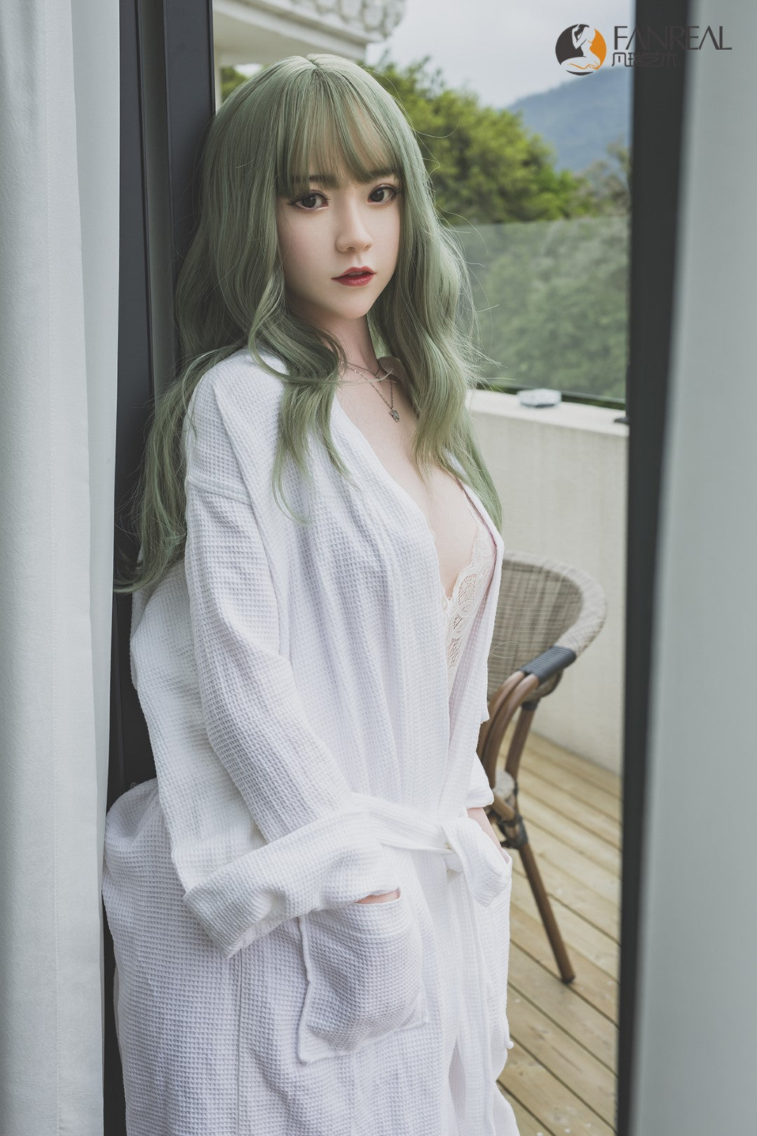 Sekso lėlė Qian (FanReal Doll 158 cm B puodelis silikonas)