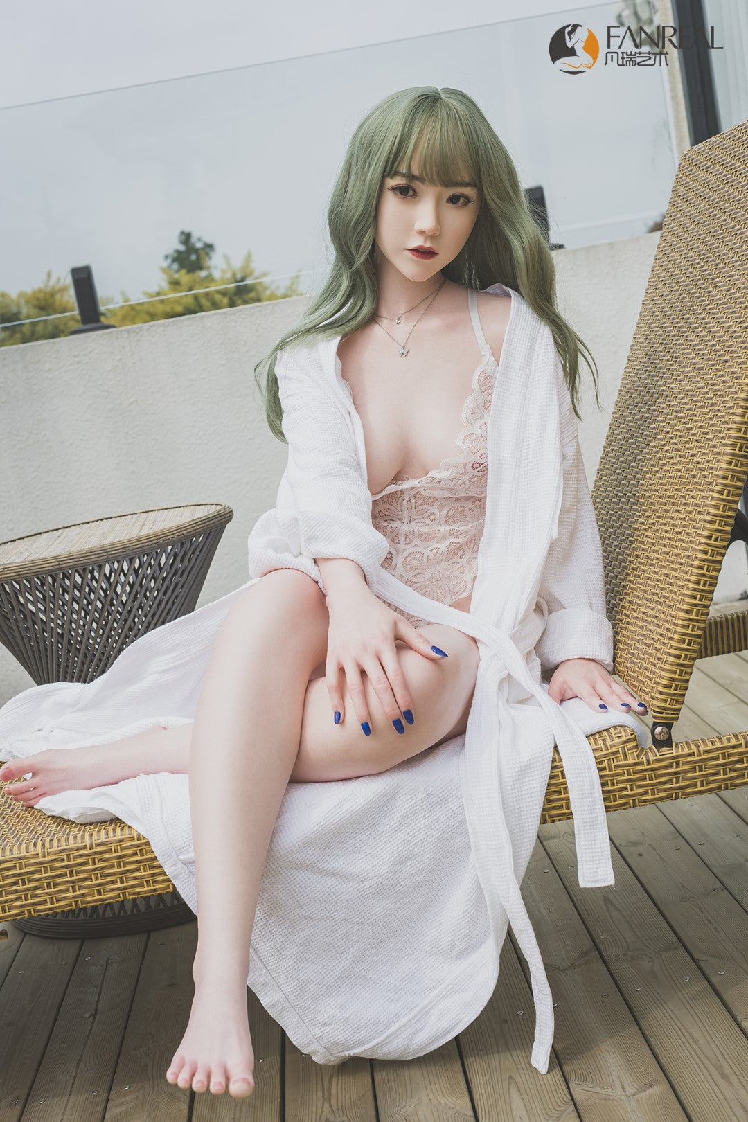 Sekso lėlė Qian (FanReal Doll 158 cm B puodelis silikonas)