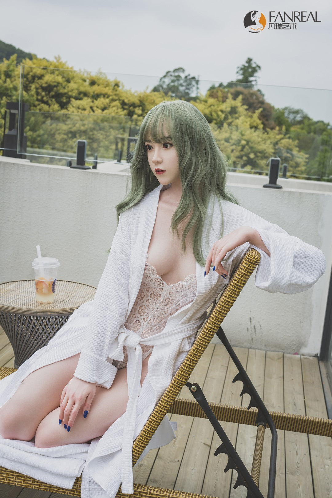 Sekso lėlė Qian (FanReal Doll 158 cm B puodelis silikonas)