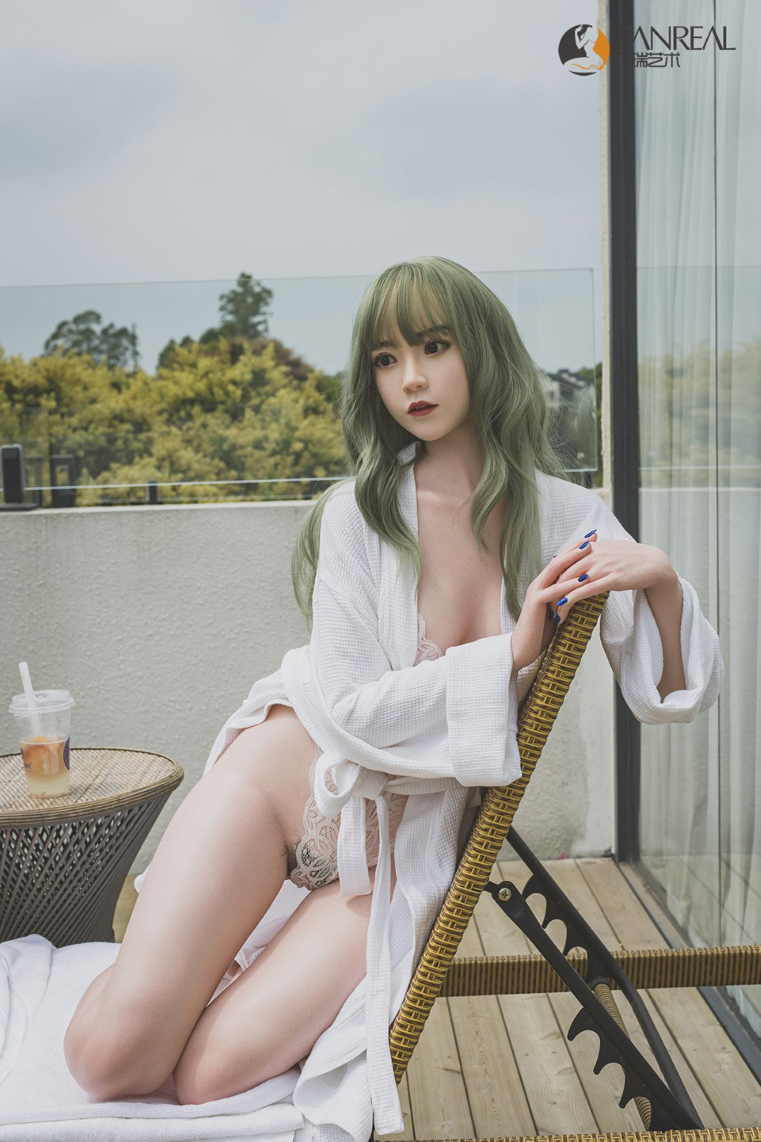 Sekso lėlė Qian (FanReal Doll 158 cm B puodelis silikonas)