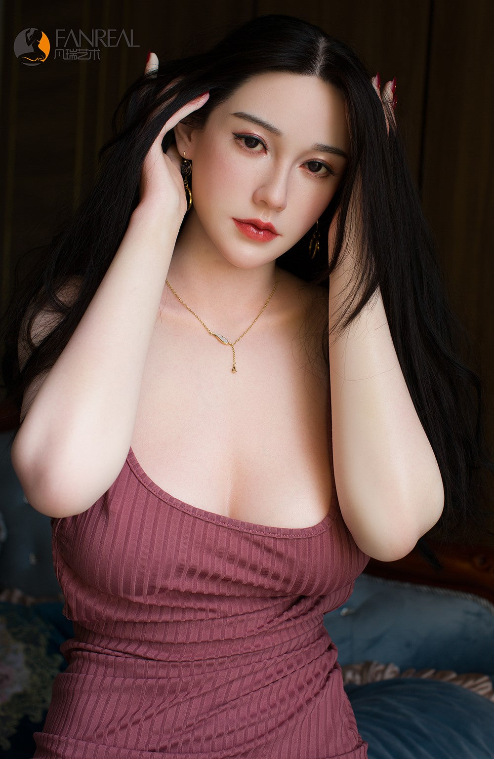Vivi Sex Doll (FanReal Doll 172cm E-puodelis silikoninis)