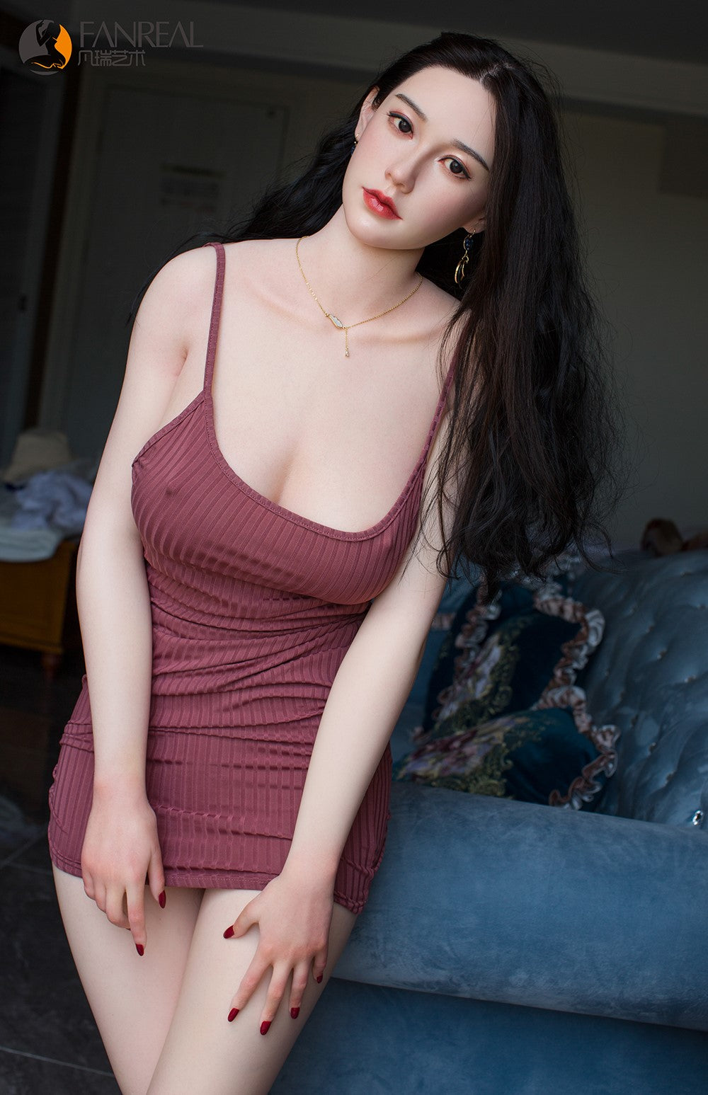 Vivi Sex Doll (FanReal Doll 172cm E-puodelis silikoninis)