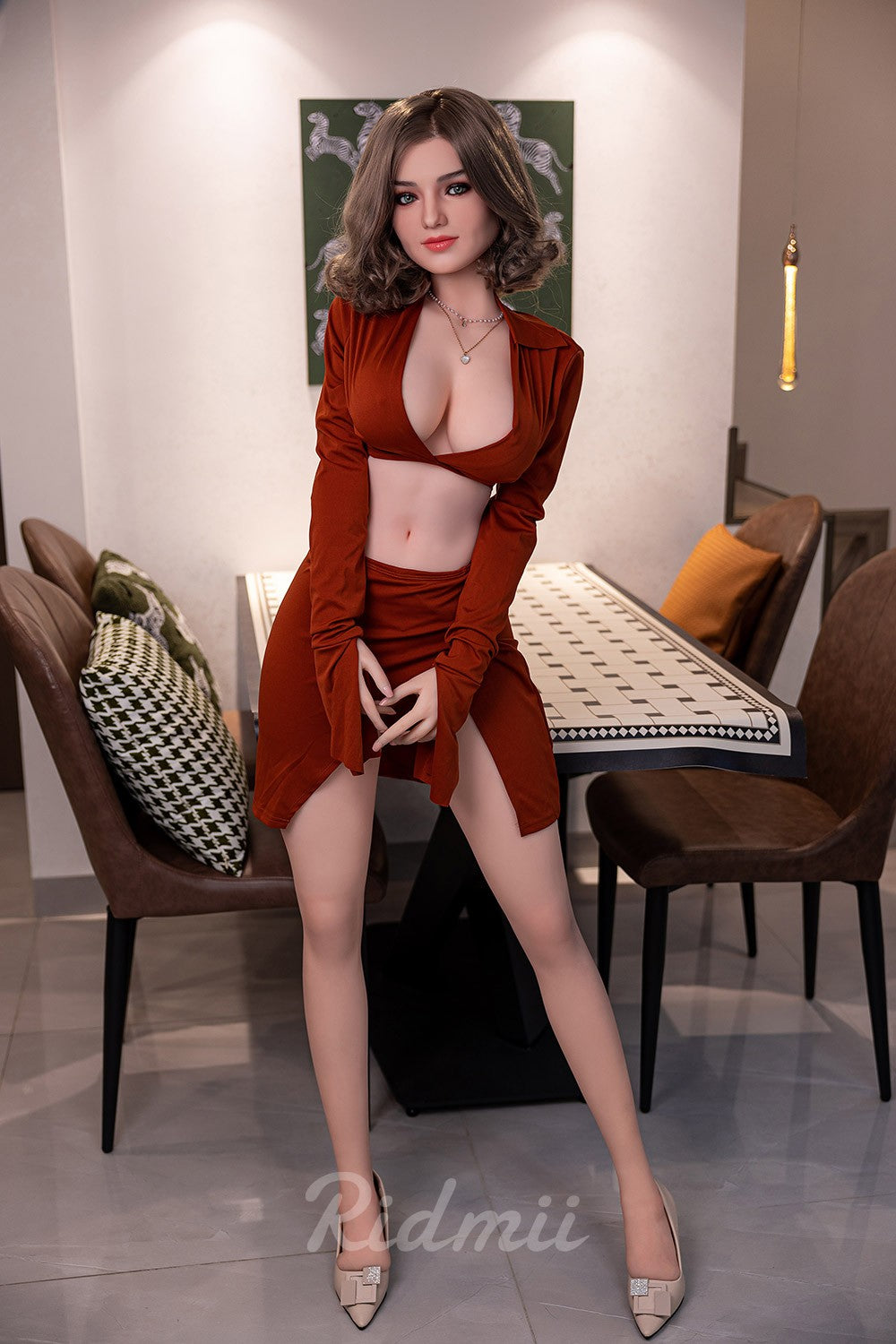 Sekso lėlė Krista (Ridmii Doll 163 cm D puodelis TPE + silikonas)