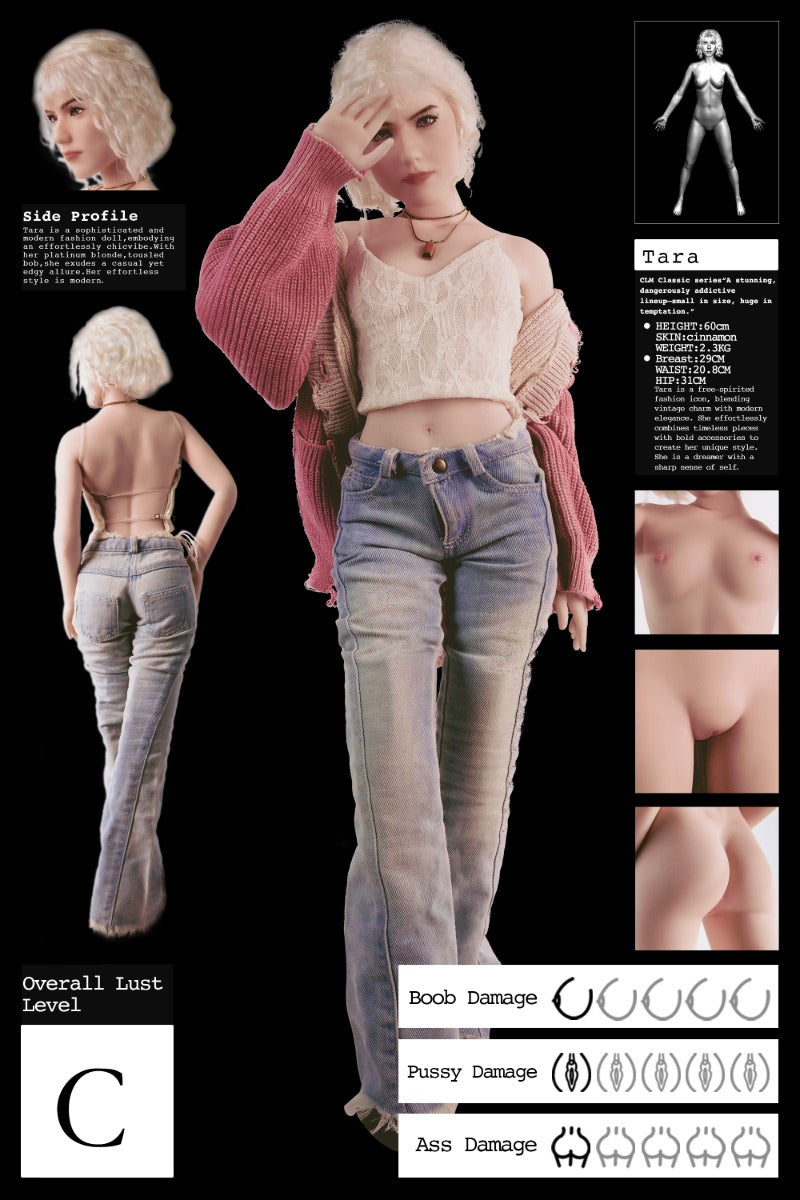 Sekso lėlė Tara (Climax Doll Mini 60cm S-puodelis, silikonas)