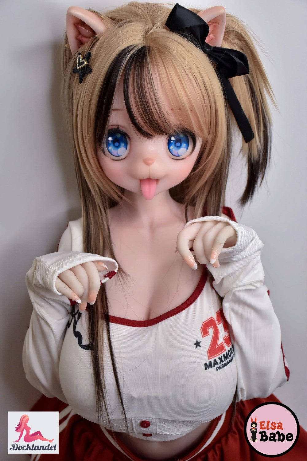 Sekso lėlė Nekoha Aya (Elsa Babe 148cm RAD037 silikonas) Furry sekso lėlės anime gyvūnai 