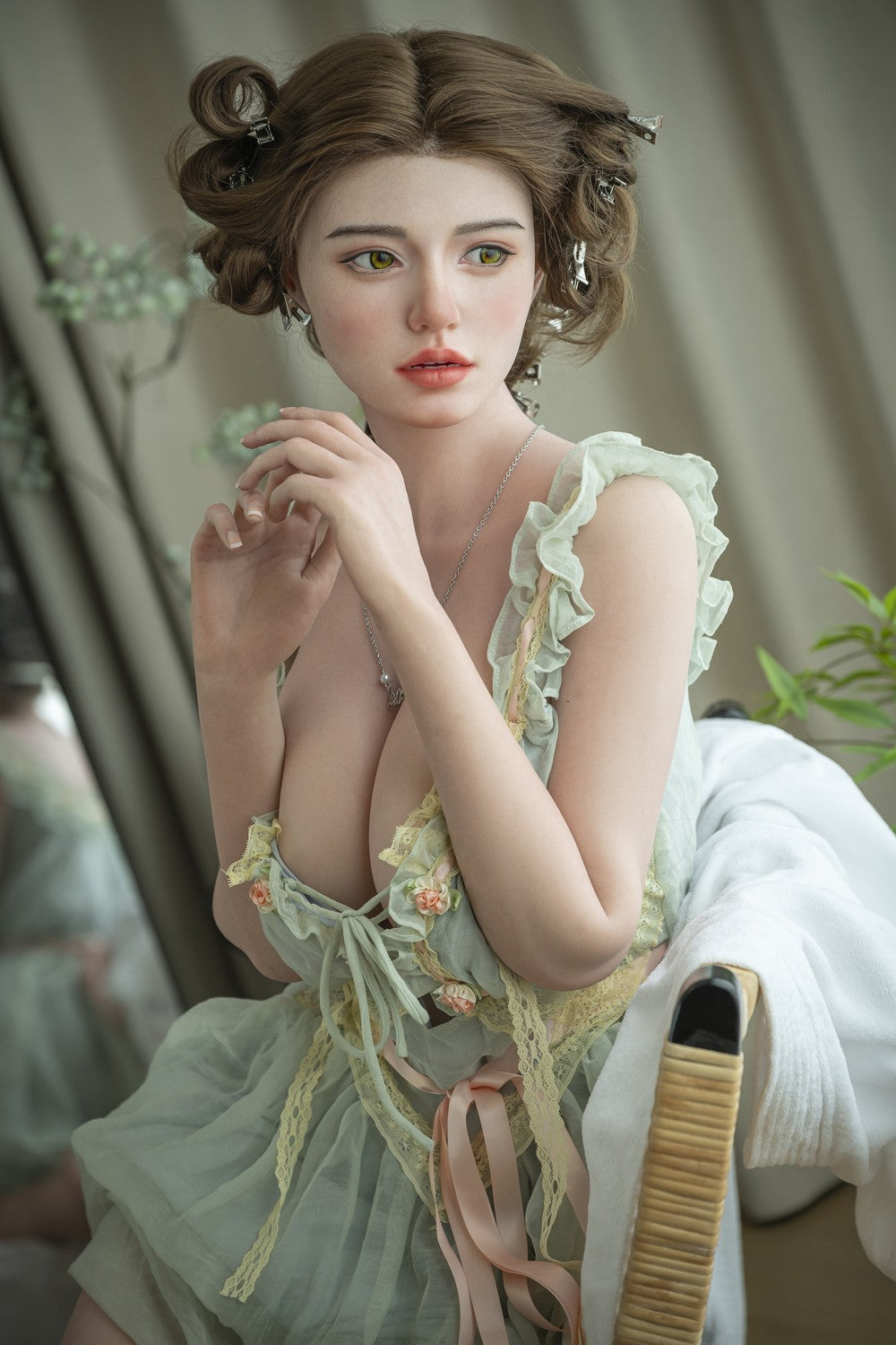 Sekso lėlė Natalija (Starpery 171 cm D puodelis TPE + silikonas)