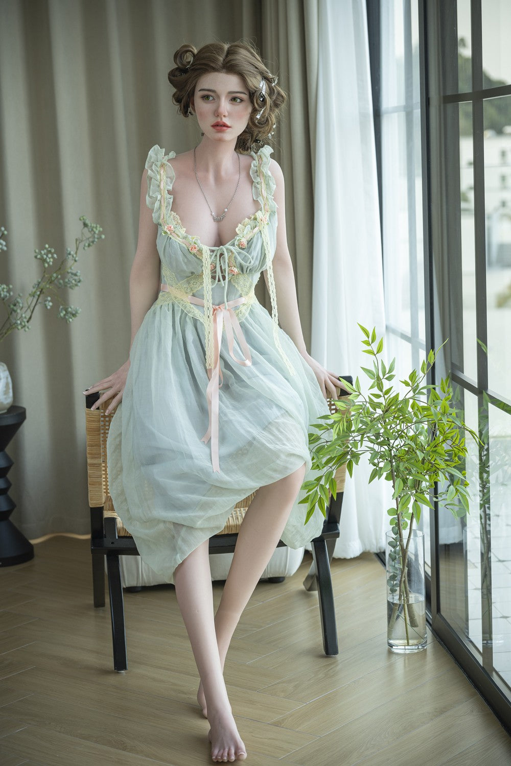 Sekso lėlė Natalija (Starpery 171 cm D puodelis TPE + silikonas)