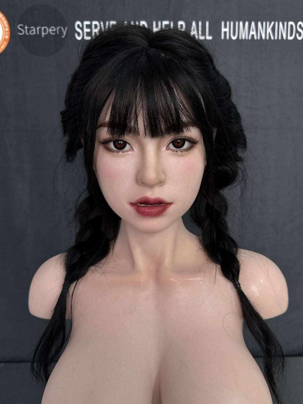 Sekso lėlė Barbara Torso (Starpery 100 cm G puodelio silikonas)
