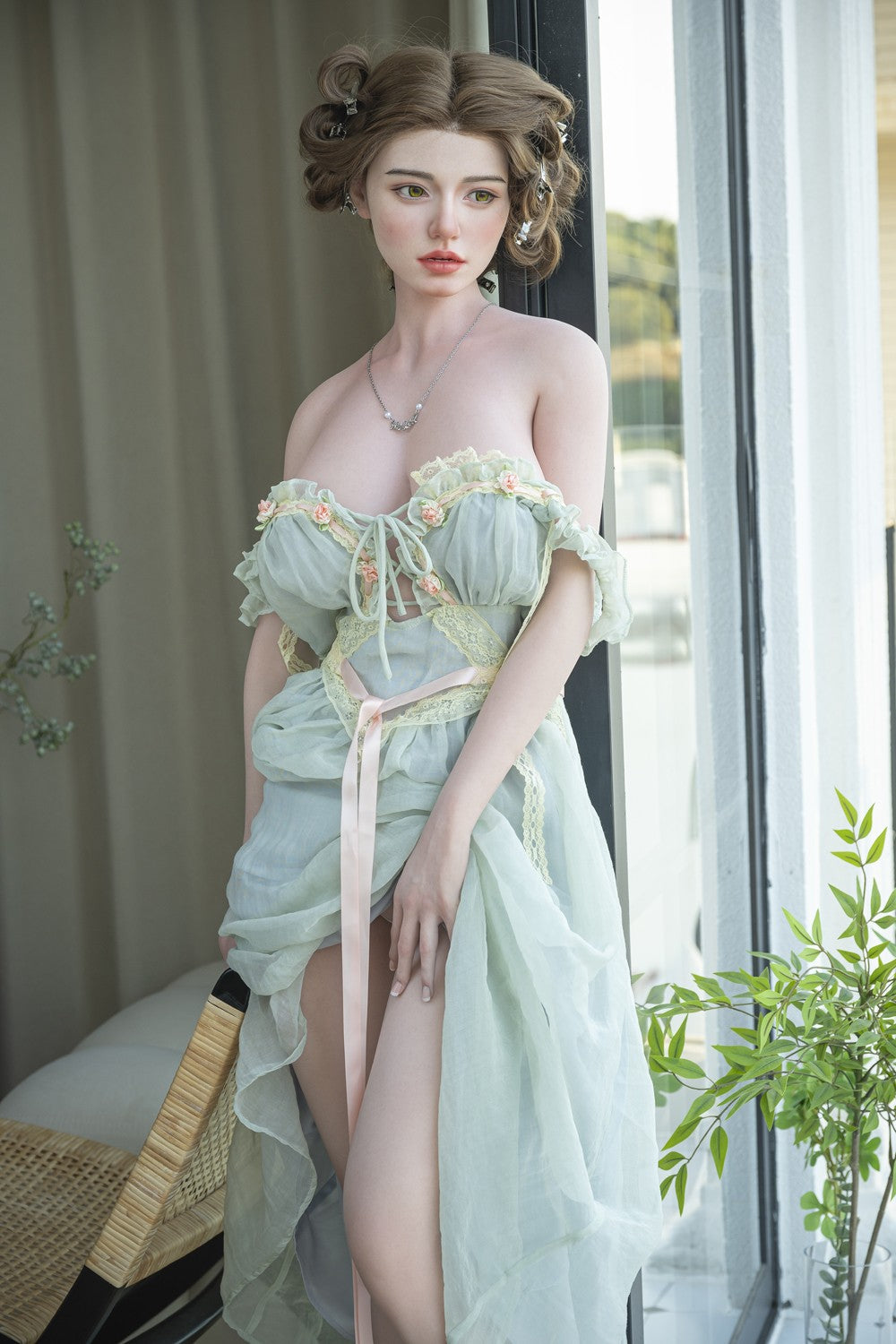 Sekso lėlė Natalija (Starpery 171 cm D puodelis TPE + silikonas)