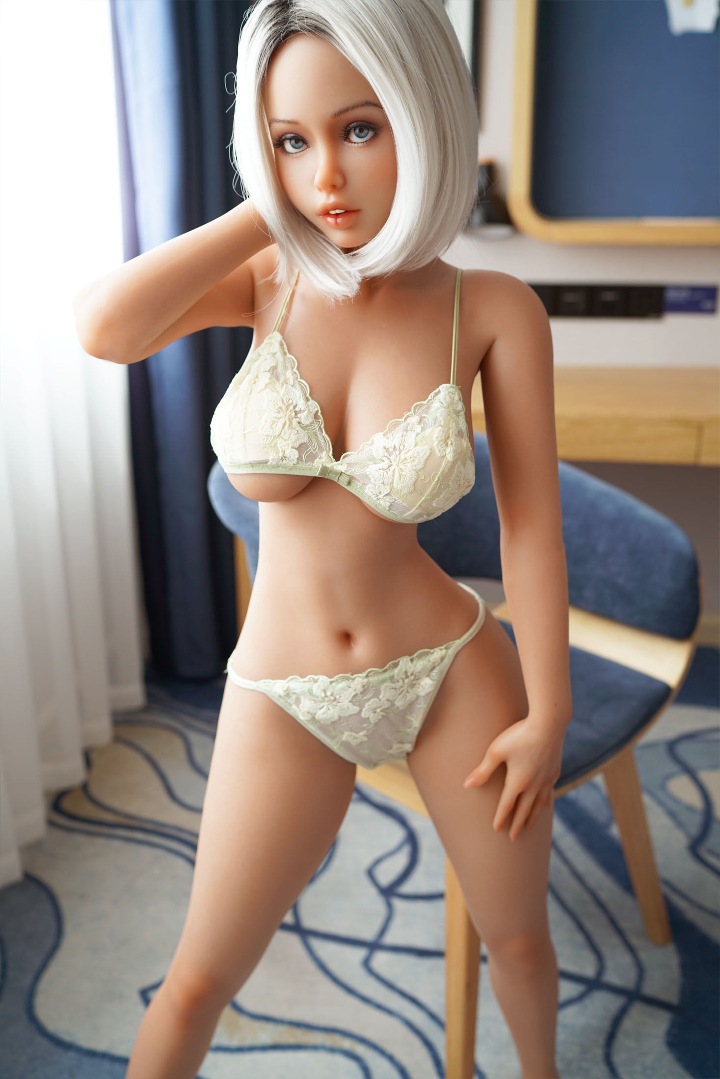 Ariel Sex Doll (Piper Doll 140 cm G-Cup silikoninis)