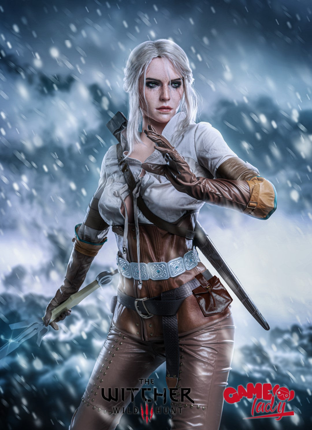 „Ciri Sex Doll“ („Game Lady“ 168 cm E-Kupa Nr. 05 silikonas)