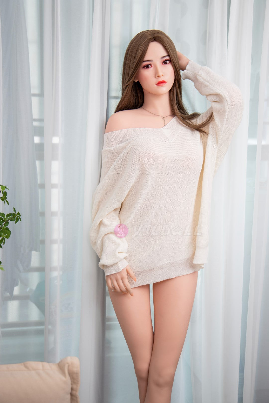 Sekso lėlė Li Na (YJL Doll 166 cm B puodelis #806 TPE + silikonas)