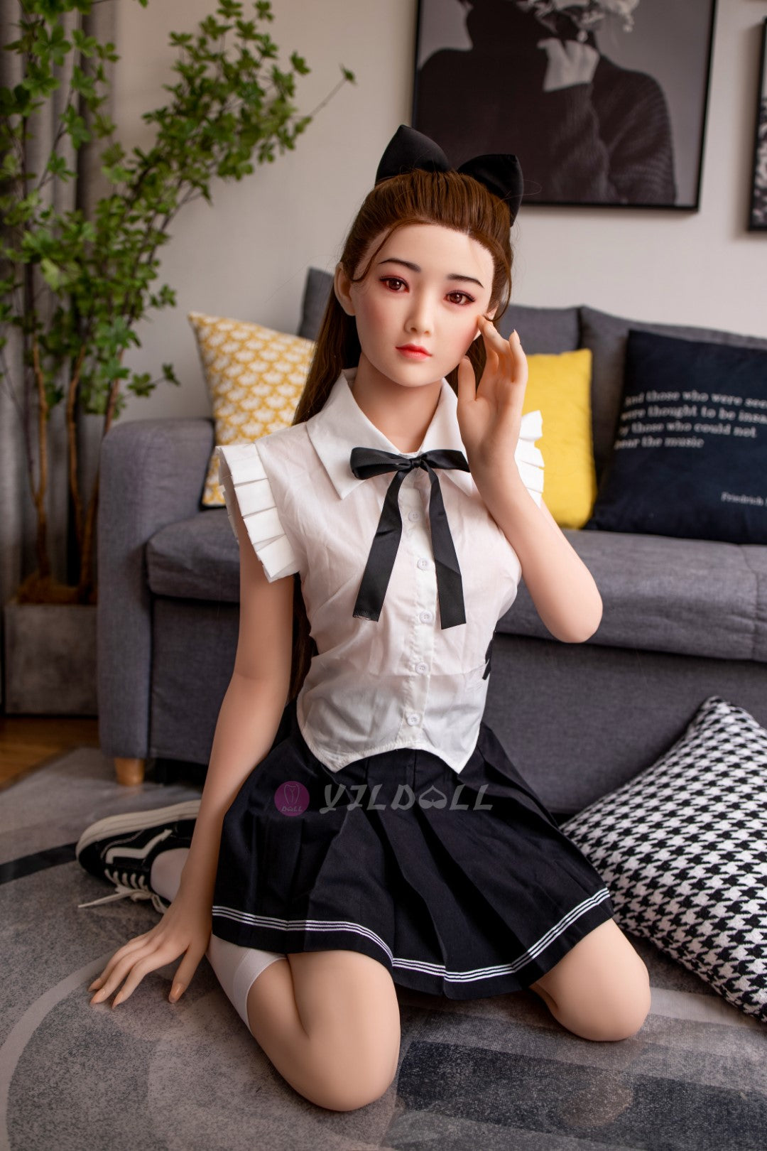Sekso lėlė Kalpana (YJL Doll 160 cm D-Cup #890 TPE + silikonas)