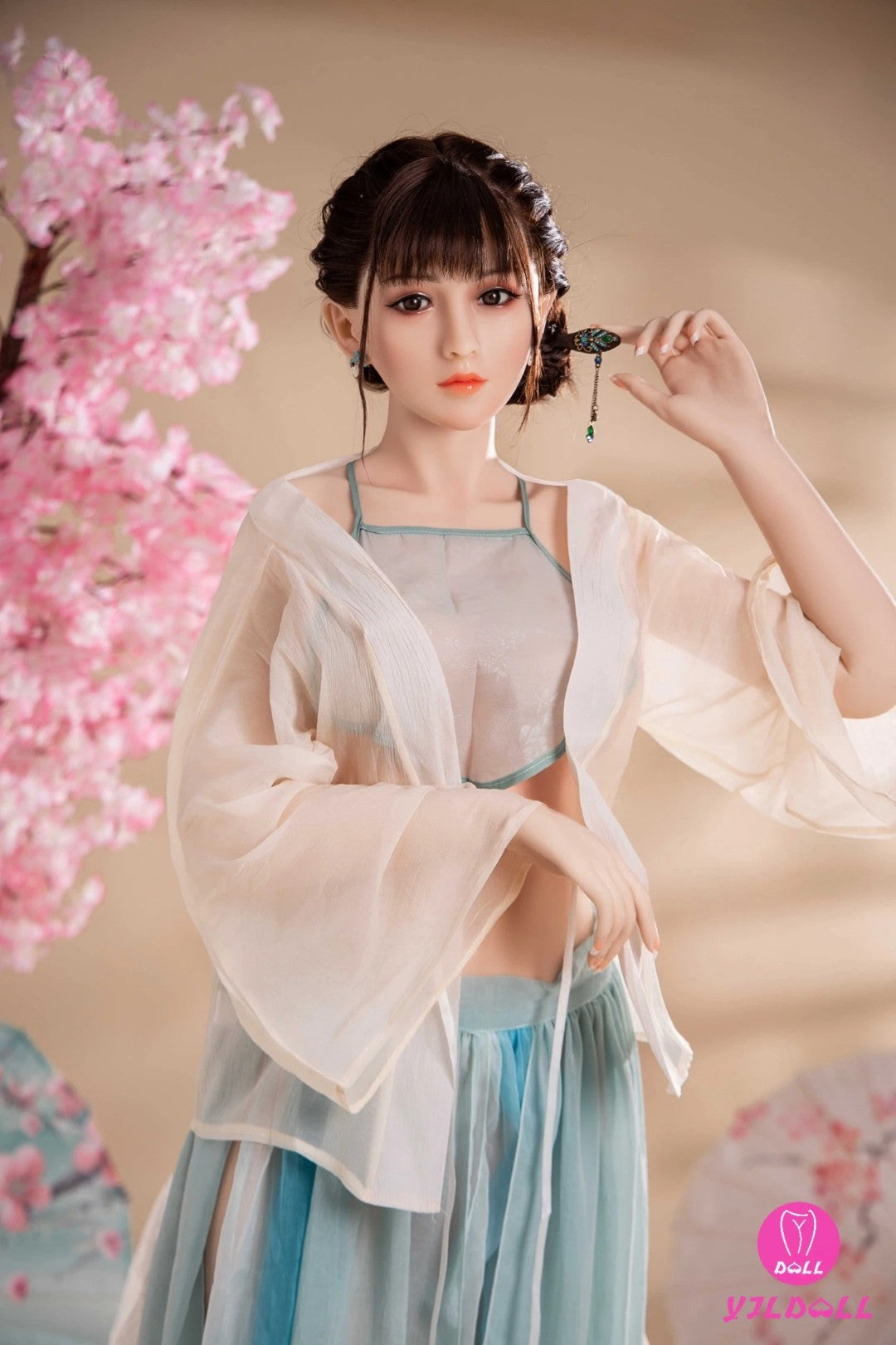Sekso lėlė Zahra (YJL Doll 165 cm D-Cup #262 TPE + silikonas)