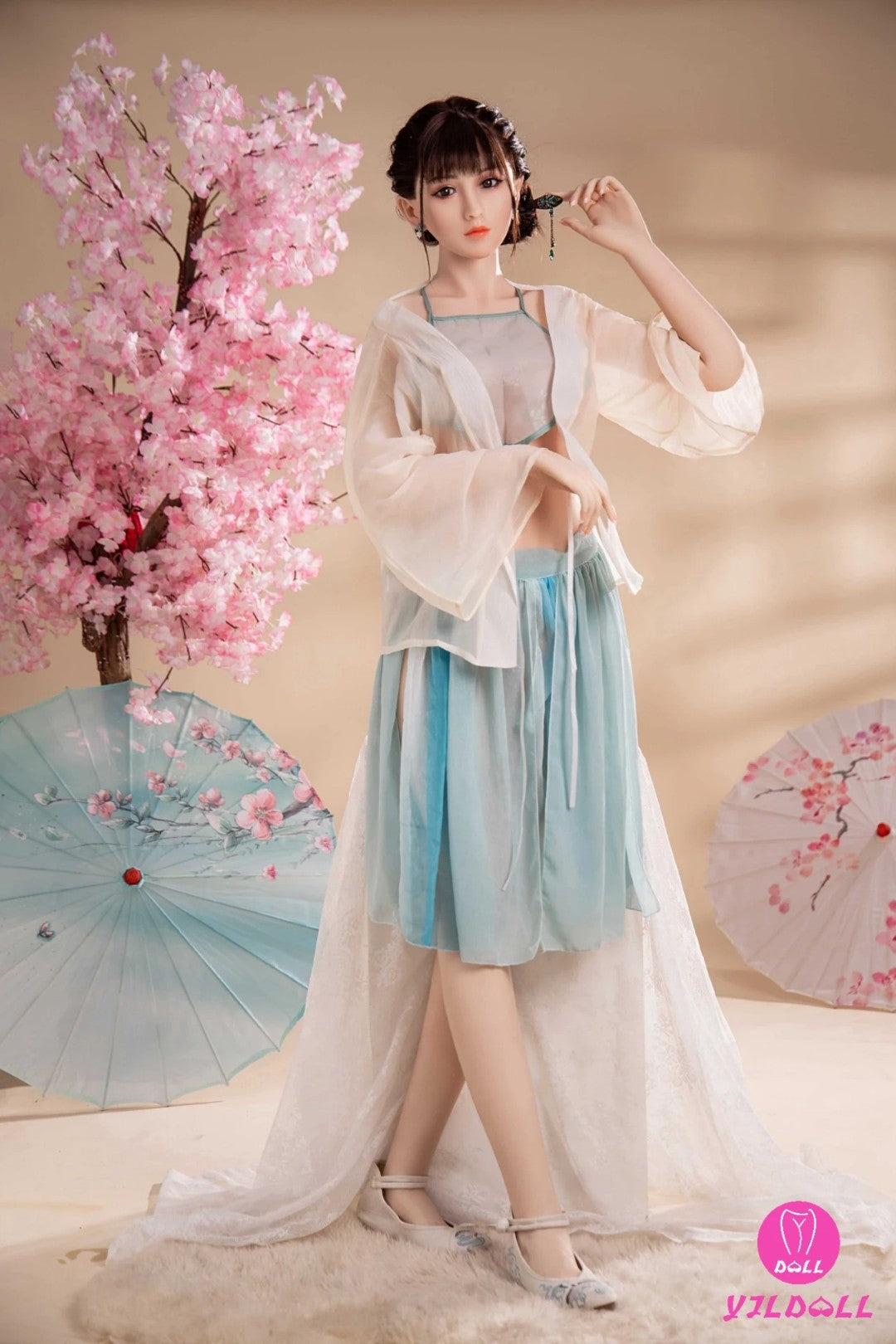 Sekso lėlė Zahra (YJL Doll 165 cm D-Cup #262 TPE + silikonas)