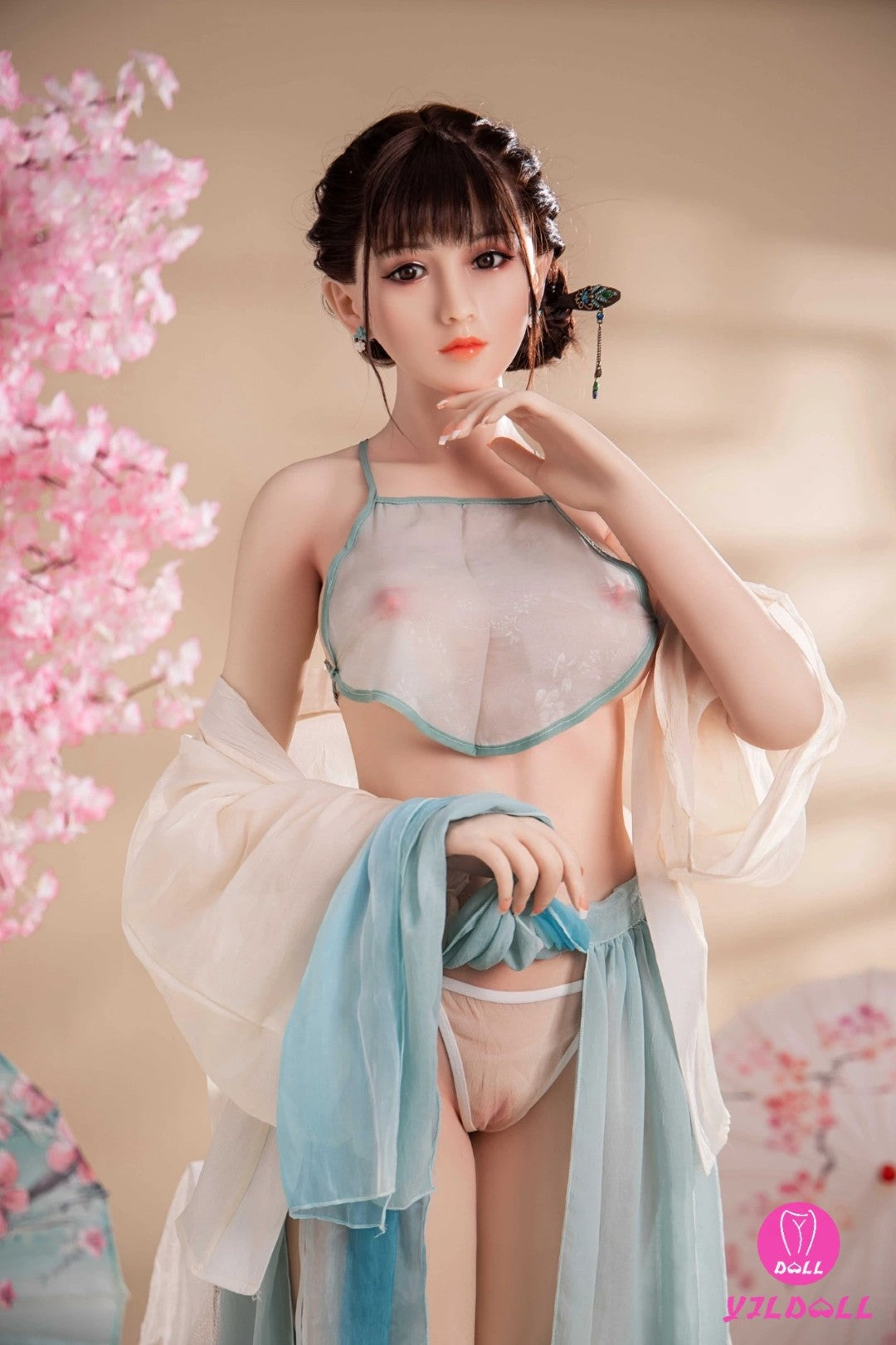 Sekso lėlė Zahra (YJL Doll 165 cm D-Cup #262 TPE + silikonas)