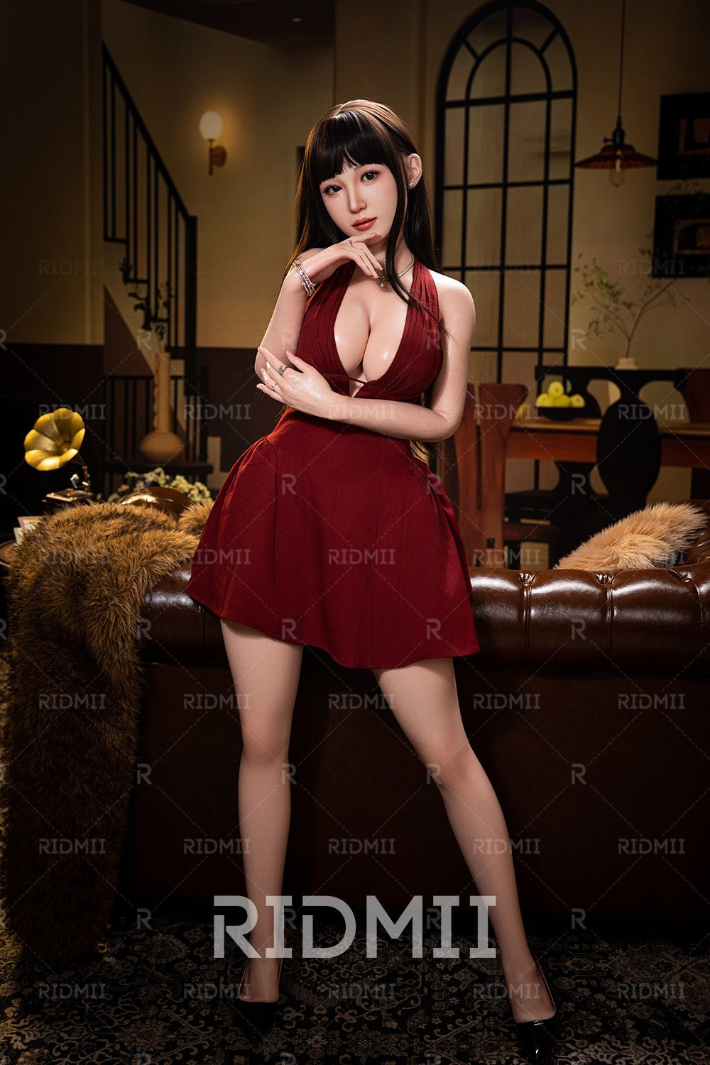 Hainas Robot AI sekso lėlė (Ridmii Doll 163 cm C puodelis, silikonas)