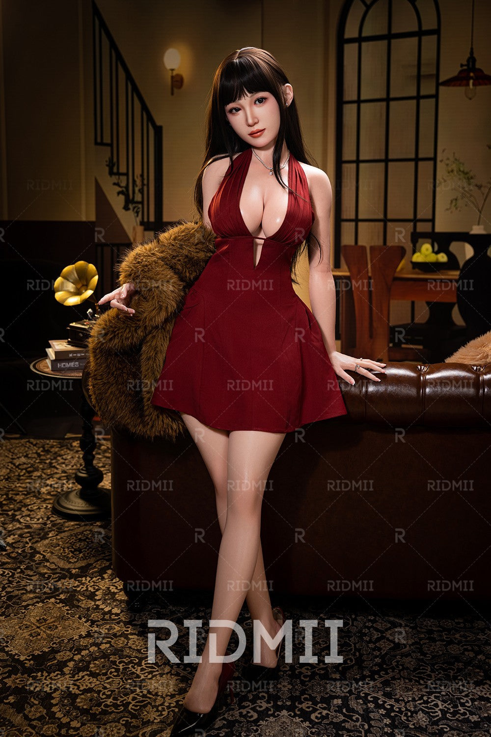 Hainas Robot AI sekso lėlė (Ridmii Doll 163 cm C puodelis, silikonas)
