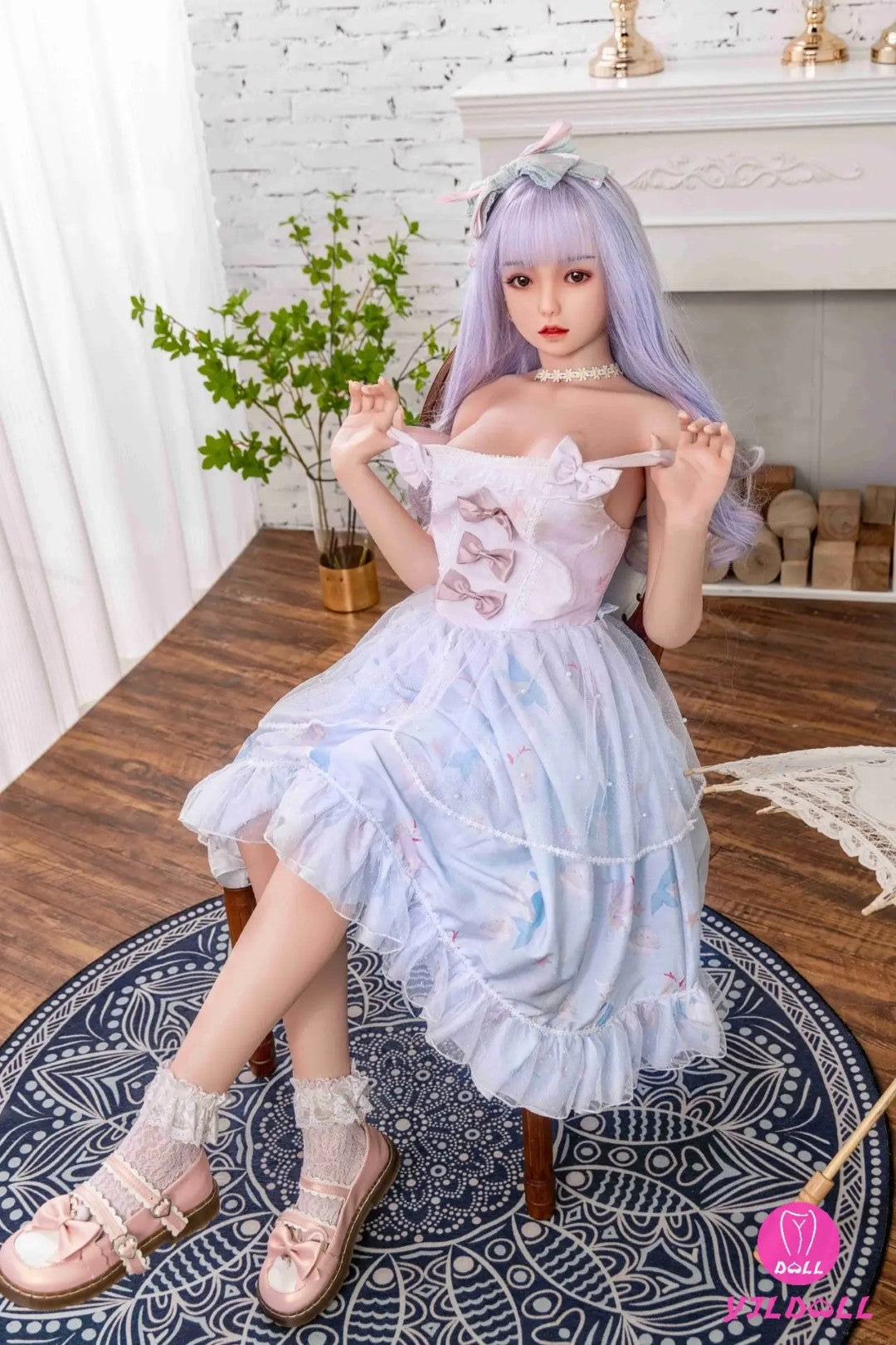 Coraline Sex Doll (YJL Doll 148 cm D-Cup #358 TPE + silikonas)
