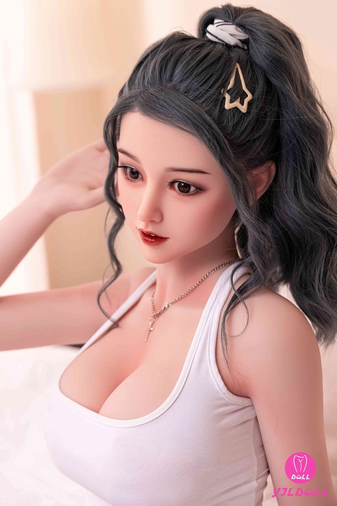 Hario sekso lėlė (YJL Doll 168 cm E-Cup #380 TPE + silikonas)