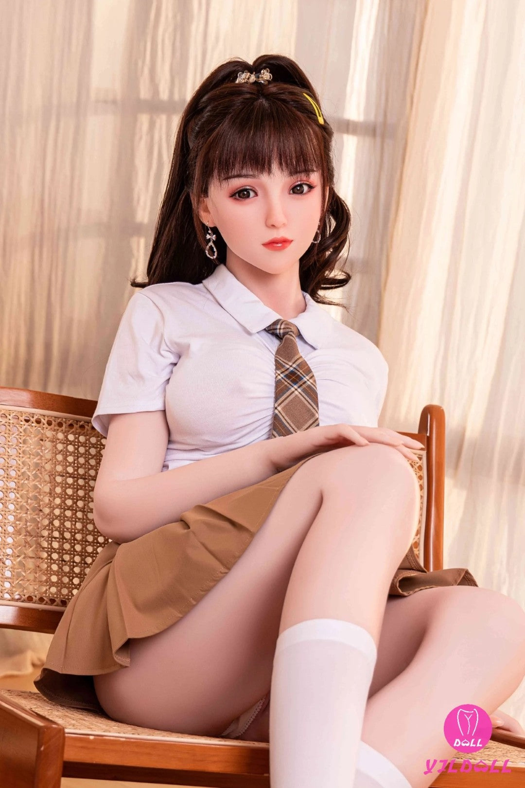 Sekso lėlė Kenley (YJL Doll 148 cm D-Cup #294 TPE + silikonas)