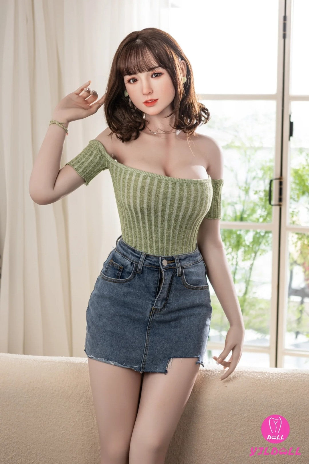 Sekso lėlė Aurora (YJL Doll 168 cm E-Cup #427 TPE + silikonas)