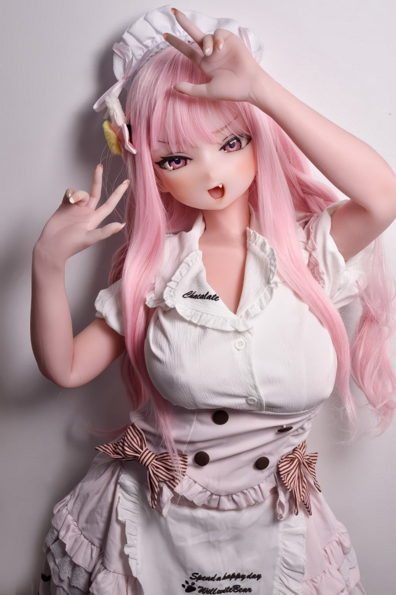 Pink-haired sex doll Ogawa Rika 148cm with natural features