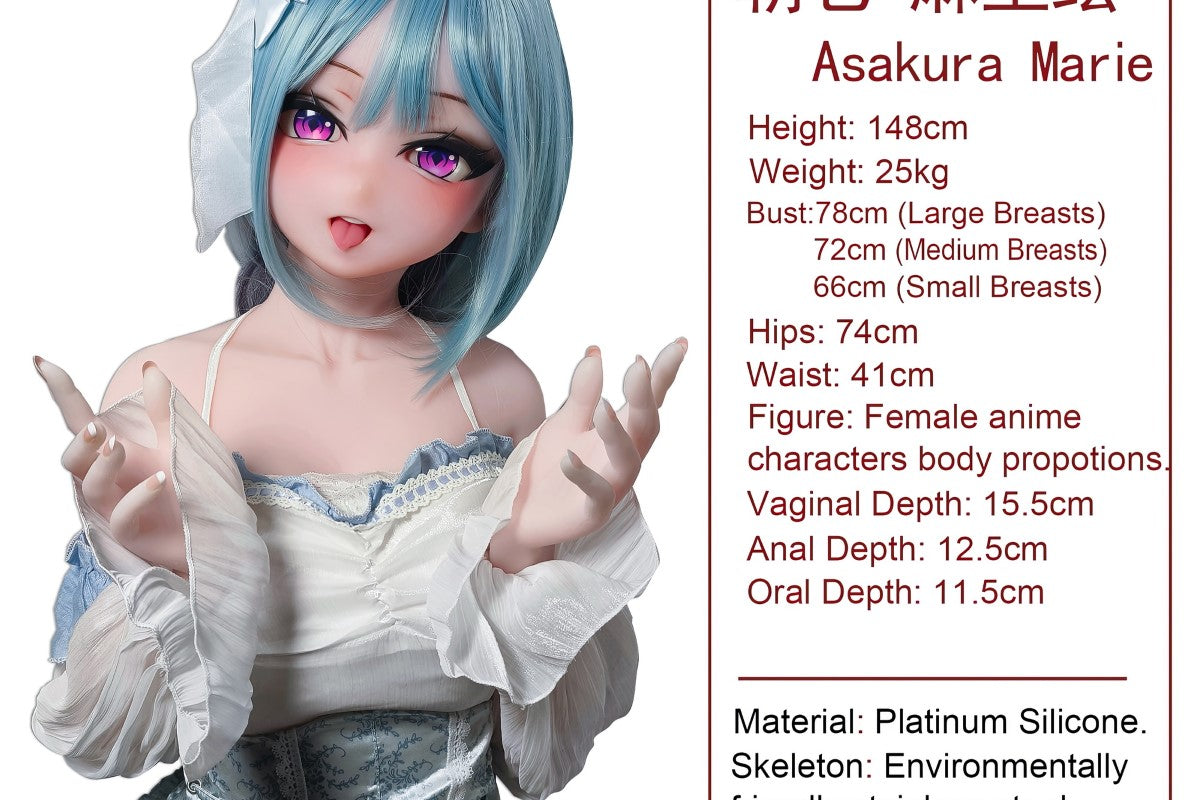 Sekso lėlė Asakura Marie (Elsa Babe 165 cm RAHC018 silikonas)