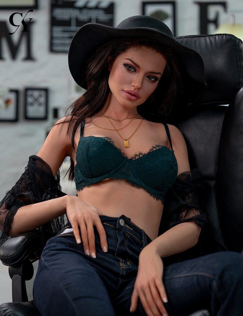 Sekso lėlė Scarlett (TOP CYDOLL 170 cm D puodelis TPE + silikonas)