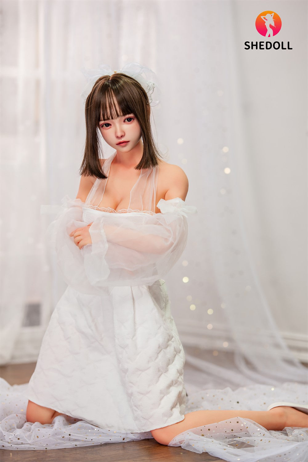 Roy Sex Doll (SHEDOLL 148 cm D puodelis # SH001 TPE + silikonas)