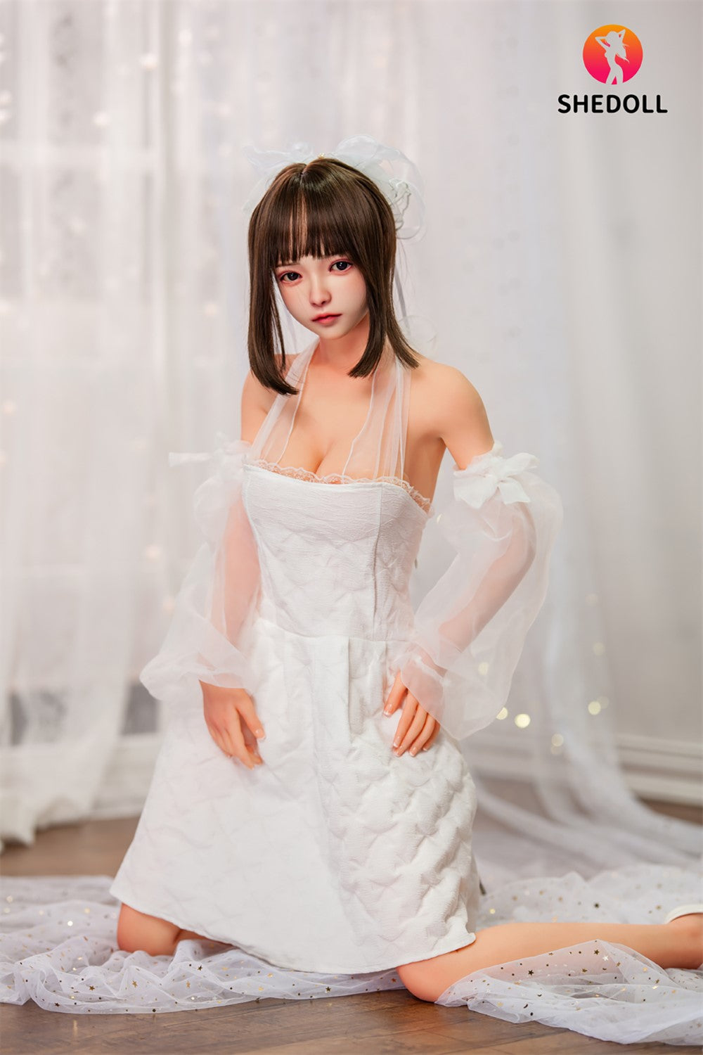 Roy Sex Doll (SHEDOLL 148 cm D puodelis # SH001 TPE + silikonas)
