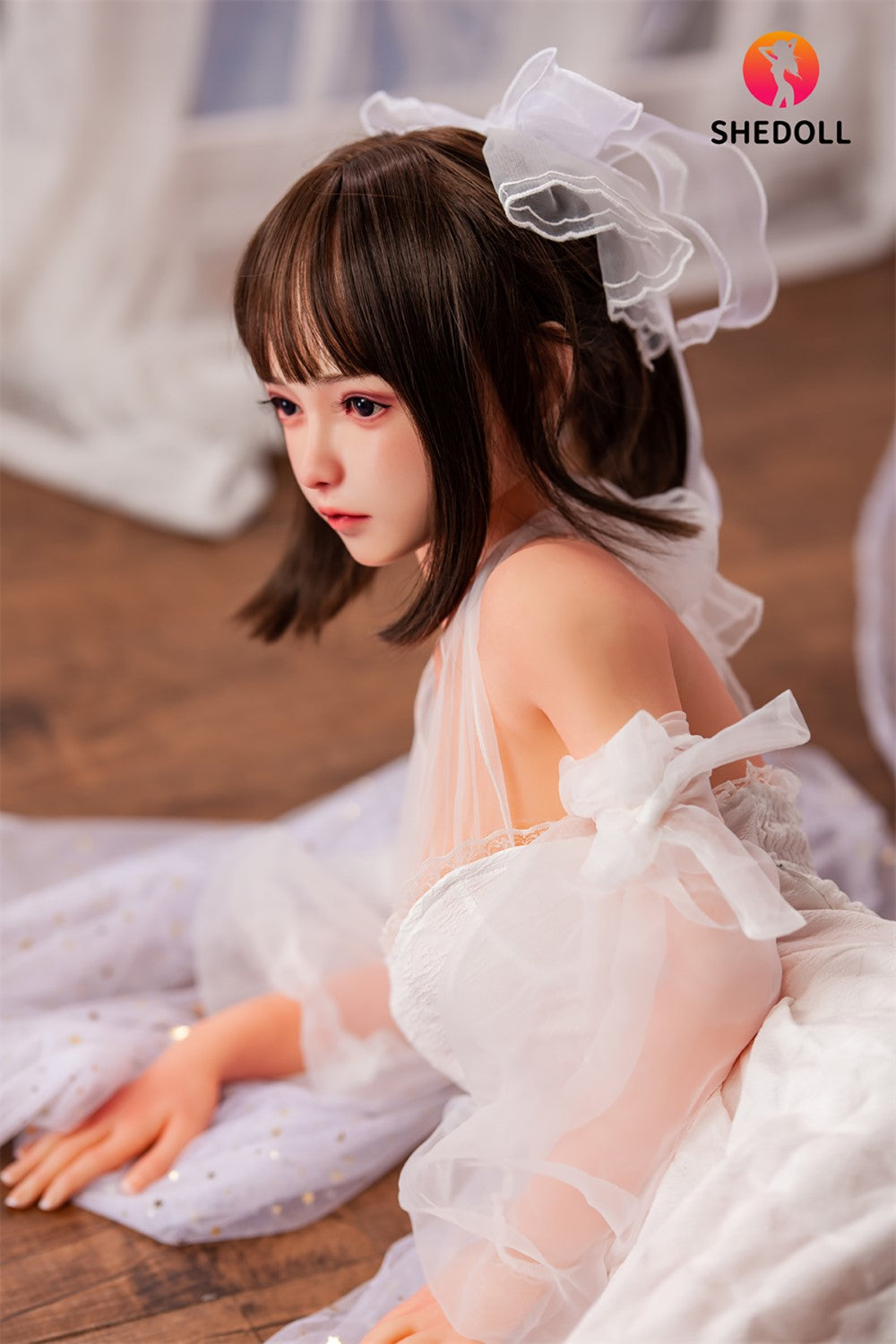 Roy Sex Doll (SHEDOLL 148 cm D puodelis # SH001 TPE + silikonas)