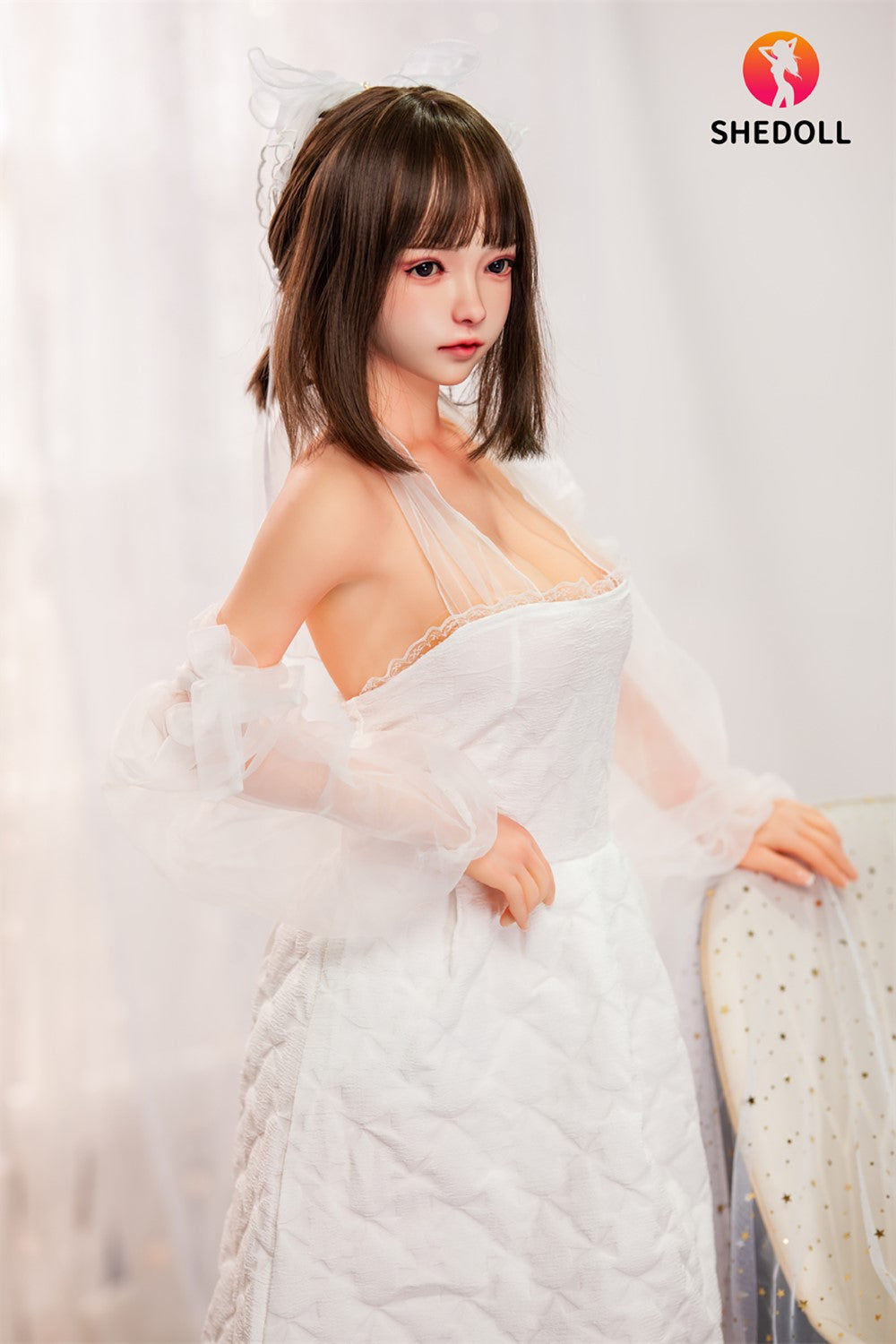 Roy Sex Doll (SHEDOLL 148 cm D puodelis # SH001 TPE + silikonas)