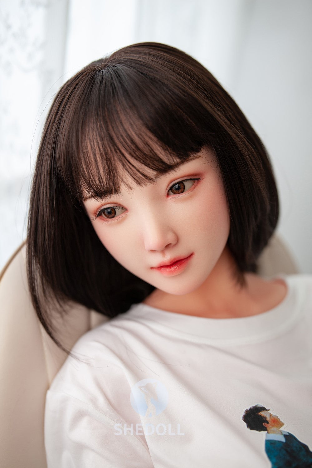 Sunny Sex Doll (SHEDOLL 148 cm D puodelis #SH002 TPE + silikonas)