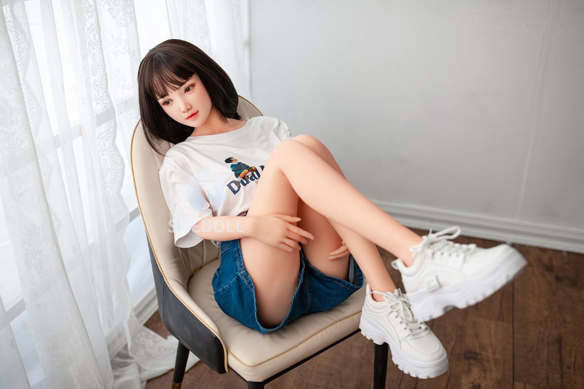 Sunny Sex Doll (SHEDOLL 148 cm D puodelis #SH002 TPE + silikonas)