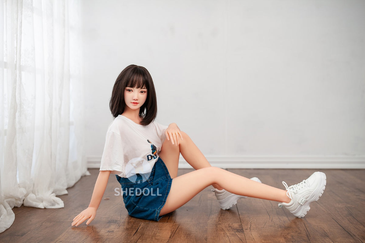 Sunny Sex Doll (SHEDOLL 148 cm D puodelis #SH002 TPE + silikonas)