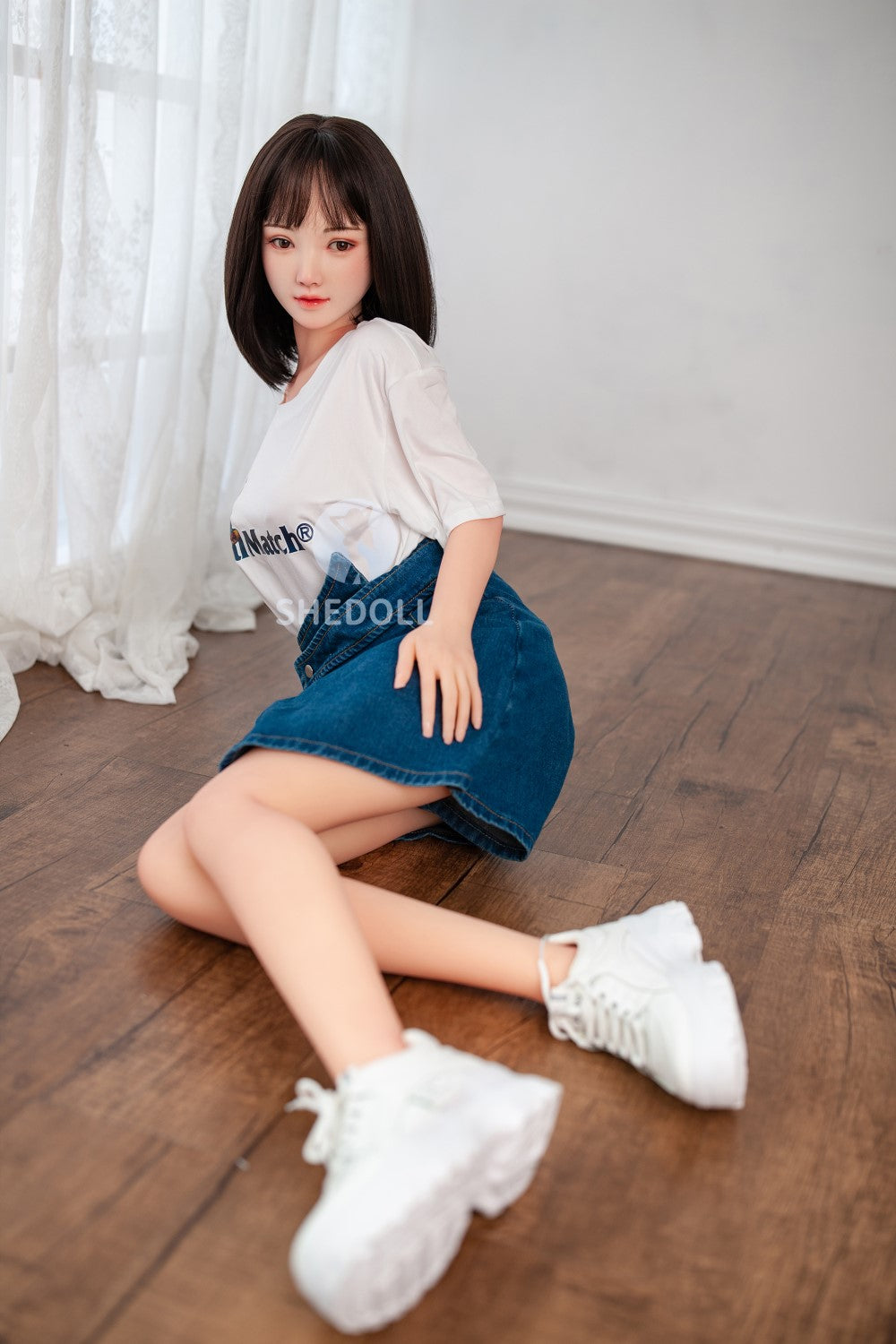 Sunny Sex Doll (SHEDOLL 148 cm D puodelis #SH002 TPE + silikonas)