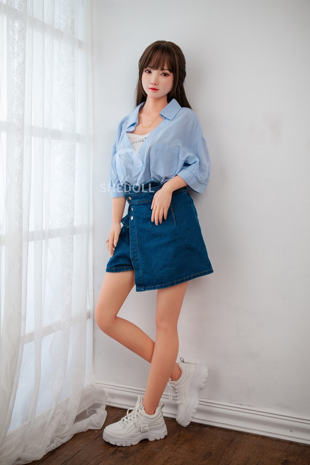 Sunny Sex Doll (SHEDOLL 148 cm D puodelis #SH002 TPE + silikonas)