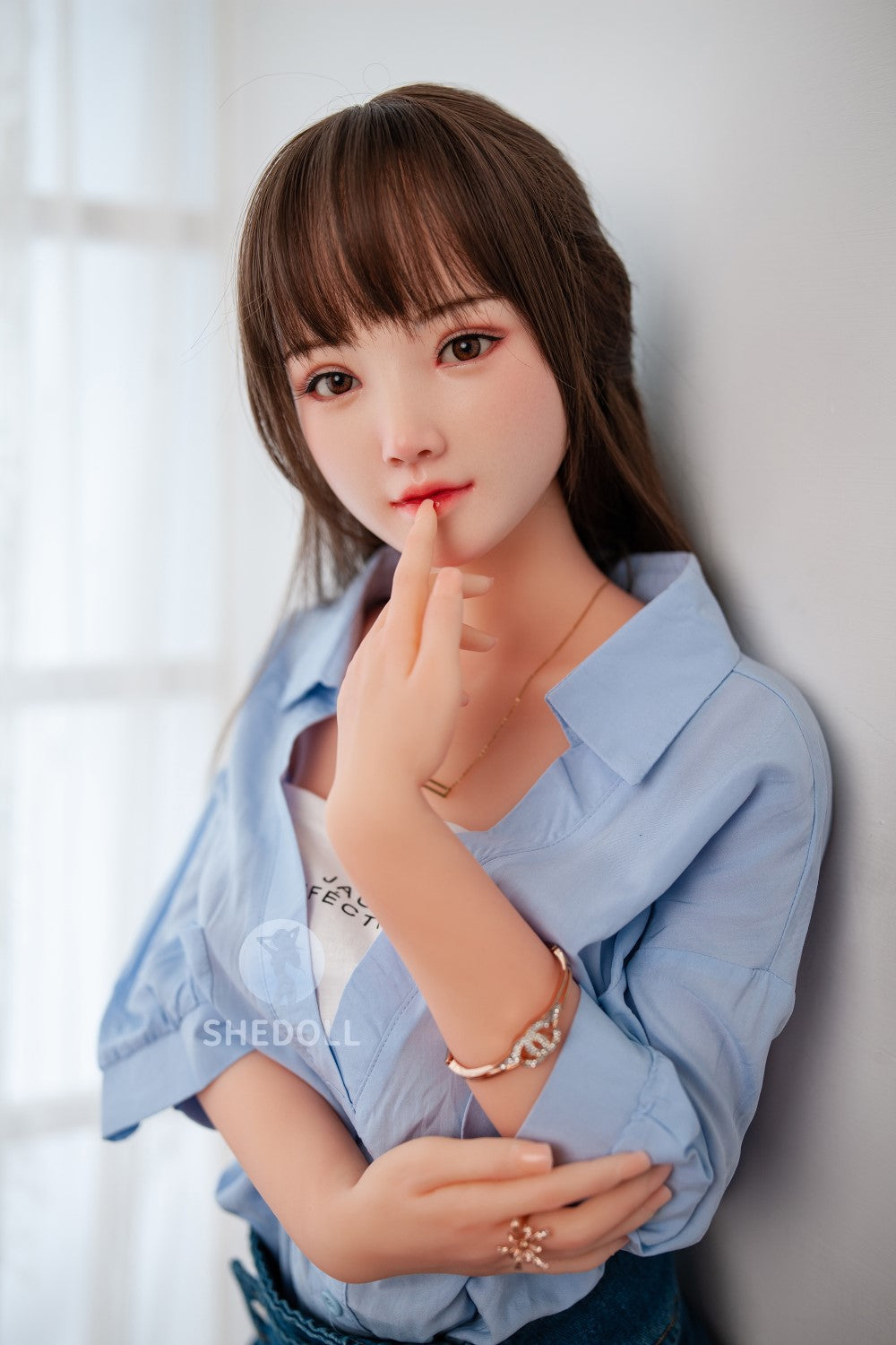 Sunny Sex Doll (SHEDOLL 148 cm D puodelis #SH002 TPE + silikonas)