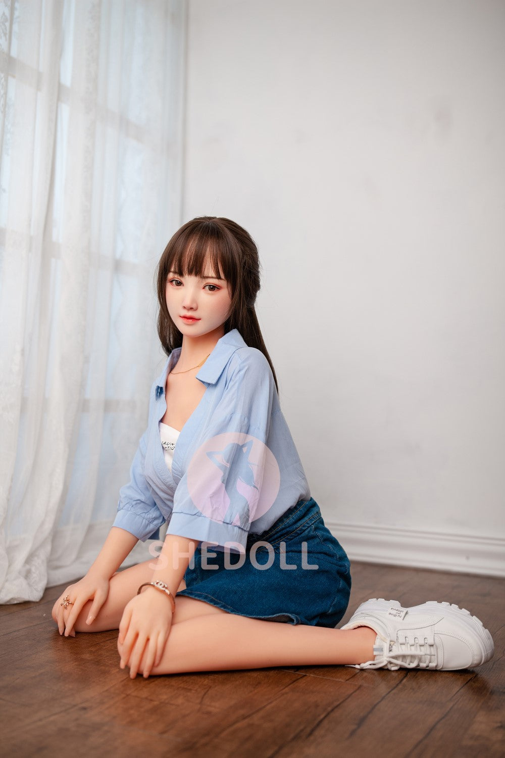 Sunny Sex Doll (SHEDOLL 148 cm D puodelis #SH002 TPE + silikonas)
