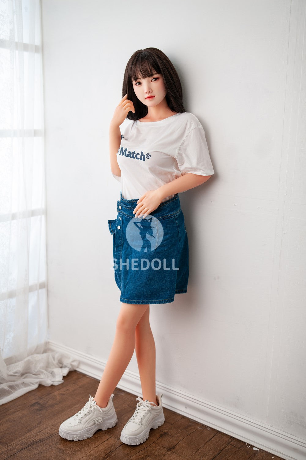 Sunny Sex Doll (SHEDOLL 148 cm D puodelis #SH002 TPE + silikonas)