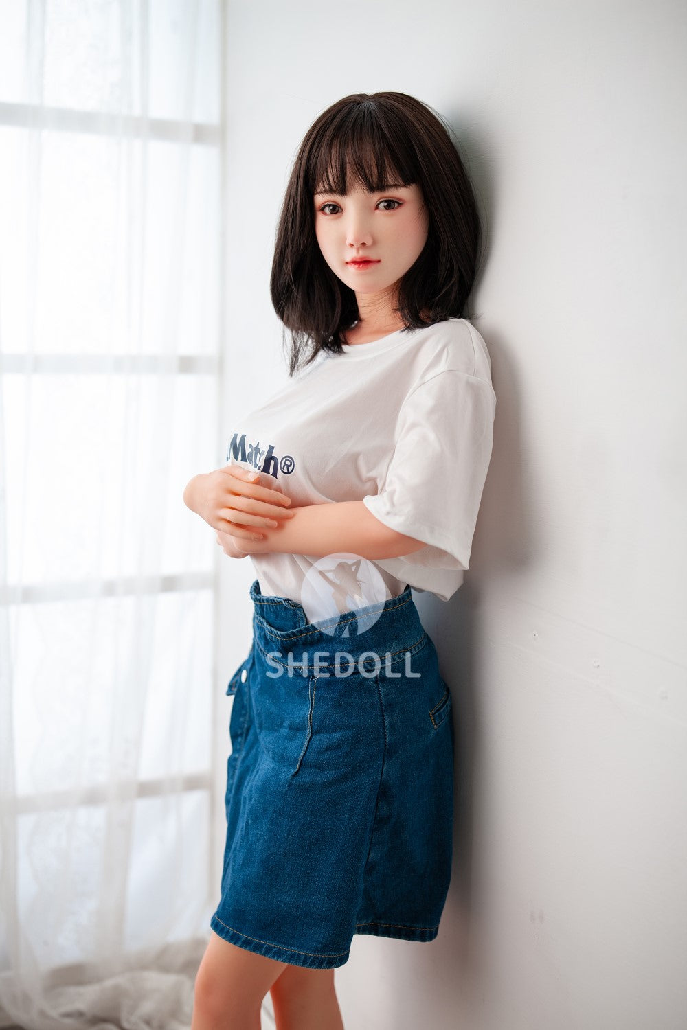 Sunny Sex Doll (SHEDOLL 148 cm D puodelis #SH002 TPE + silikonas)
