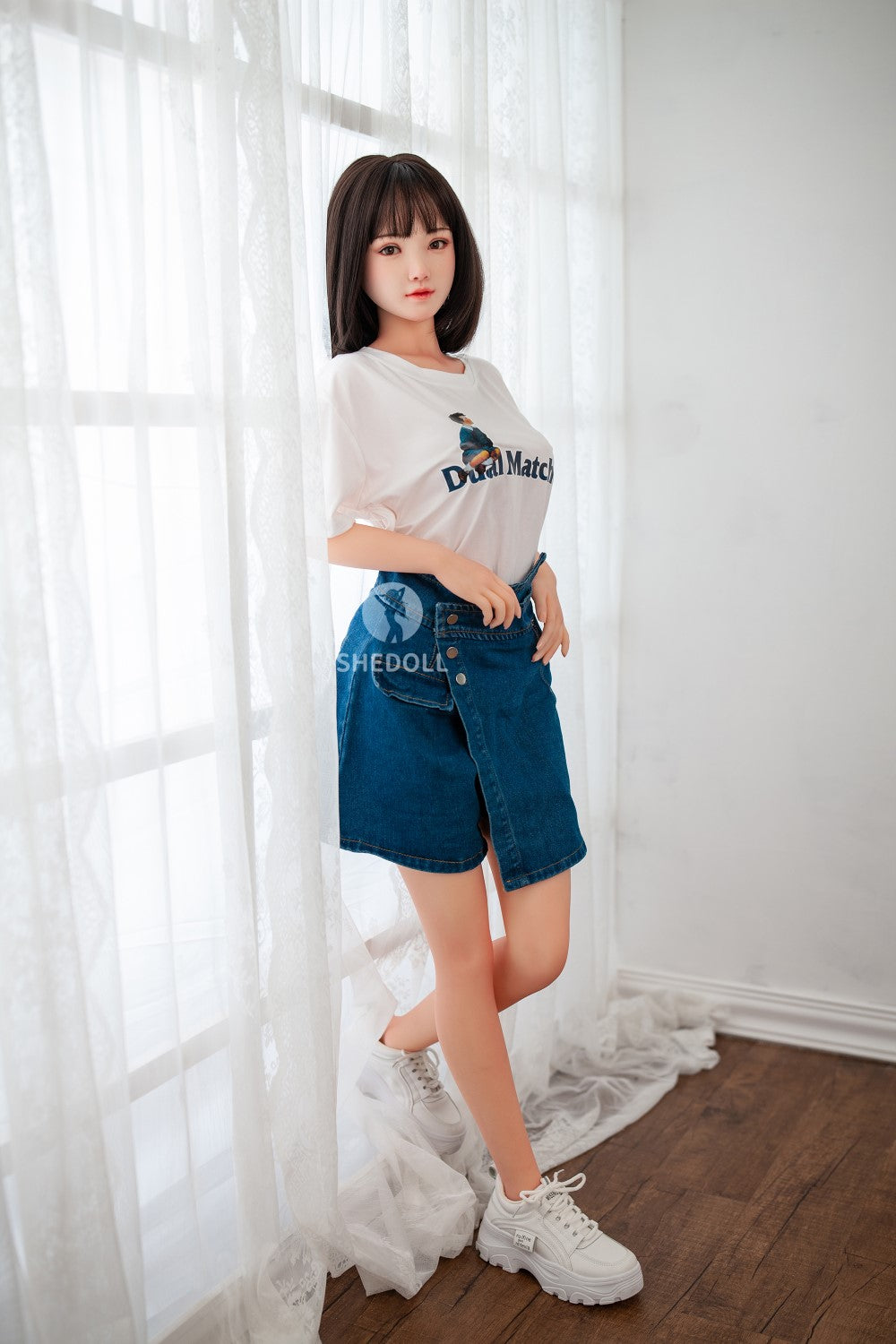 Sunny Sex Doll (SHEDOLL 148 cm D puodelis #SH002 TPE + silikonas)