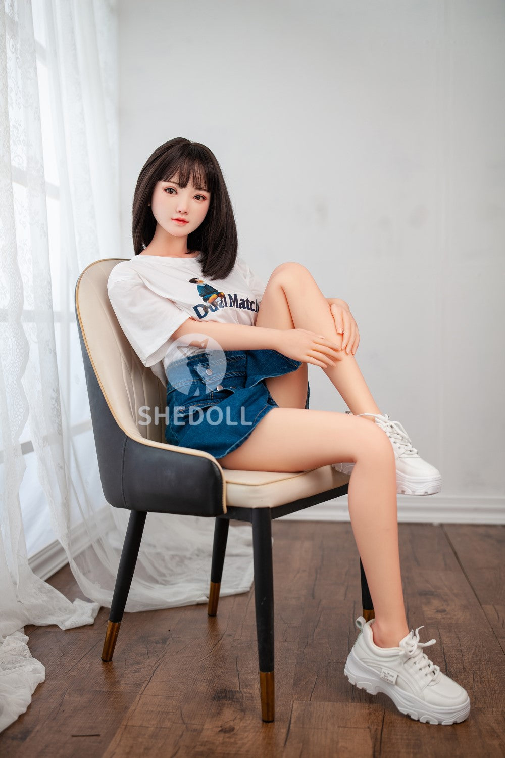 Sunny Sex Doll (SHEDOLL 148 cm D puodelis #SH002 TPE + silikonas)