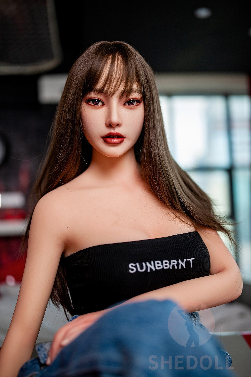 Sekso lėlė Beryl (SHEDOLL 158 cm C puodelis # SH004 TPE + silikonas)
