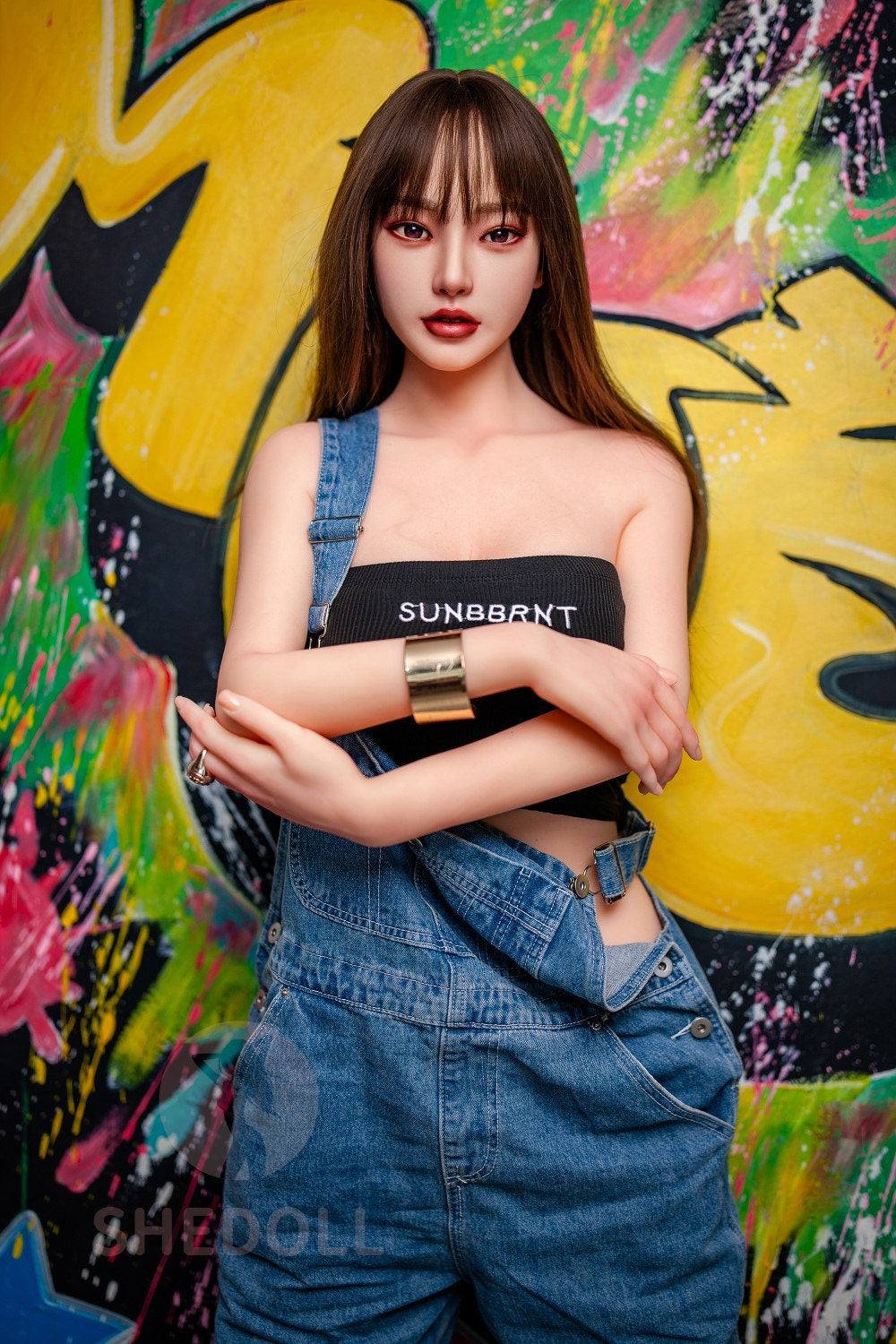 Sekso lėlė Beryl (SHEDOLL 158 cm C puodelis # SH004 TPE + silikonas)