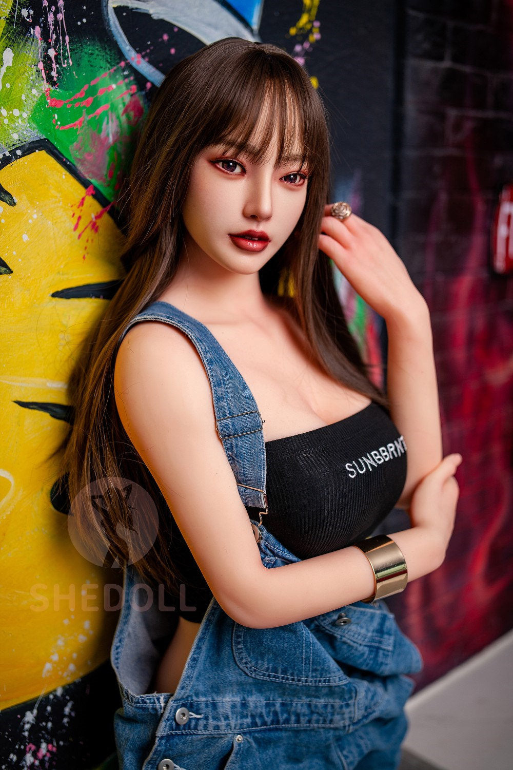 Sekso lėlė Beryl (SHEDOLL 158 cm C puodelis # SH004 TPE + silikonas)